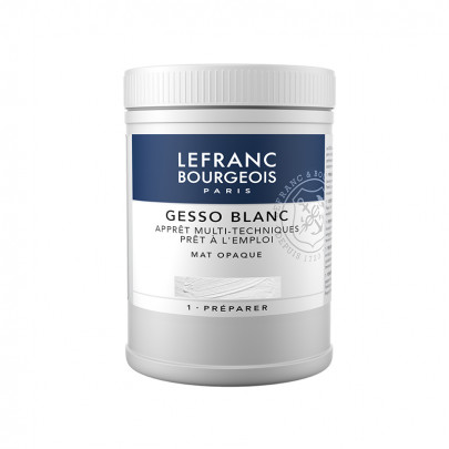 Акриловий ґрунт Lefranc & Bourgeois Acrylic Gesso, 0.5 л.