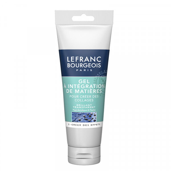 Глянцевий прозорий гель-медіум Lefranc & Bourgeois для акрилу, 120 мл