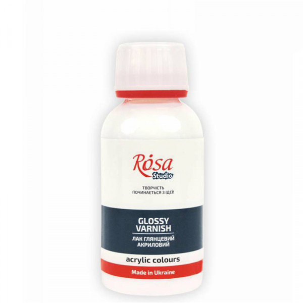 Лак акриловый глянцевый ROSA Studio, 120 мл