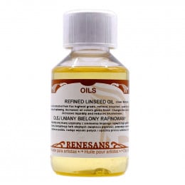 Лляна олія рафінована Refined linseed oil, рафінована, 100 мл, Renesans