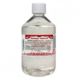 Лак даммарный глянцевый 250 мл, Dammar Varnish Gloss Renesans