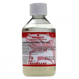 Лак даммарный матовый 250мл, Dammar Varnish Matt Renesans