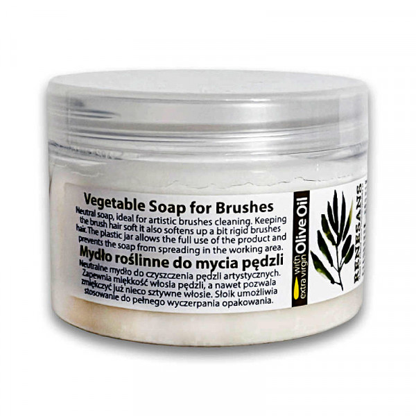 Рослинне мило для очищення пензликів Vegetable Soap for Brushes, 110 мл, Renesans