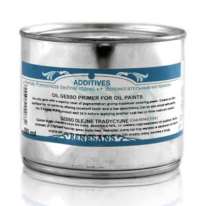 Грунт для олійних фарб Renesans, традиційний, 500 мл