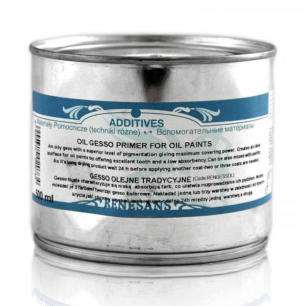 Олійний ґрунт Traditional Gesso Oil Primer, 500 мл, Renesans