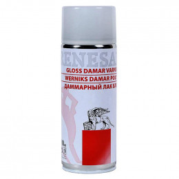 Даммарный лак в аэрозоле Dammar Varnish Gloss, глянцевый, 400 мл, Renesans