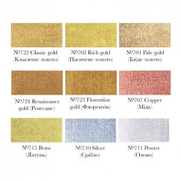 Рідка позолота Lefranc Bourgeois Gilding liquid №701 Pale gold (Бліде золото), 75 мл