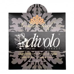 Поталь Imitation Metall Leaf, золото, 14*14 см, 25 шт, Divolo 