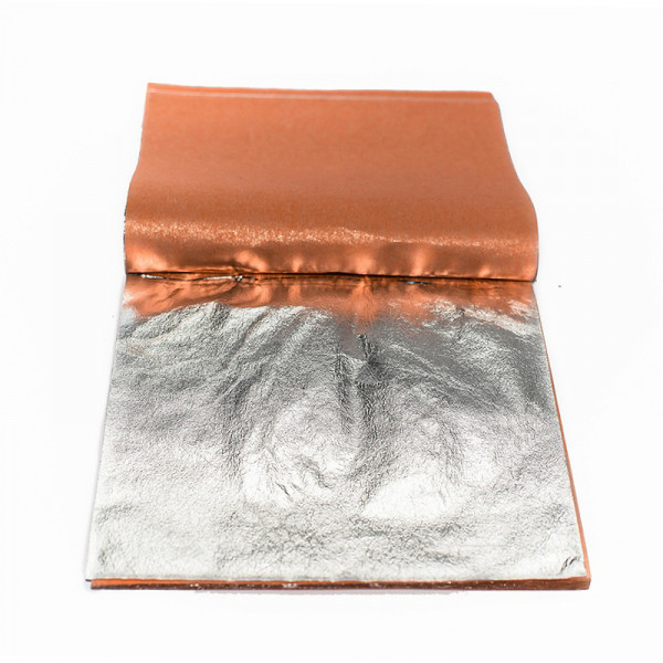 Поталь Imitation Metall Leaf, срібло, 14*14 см, 25 шт, Divolo