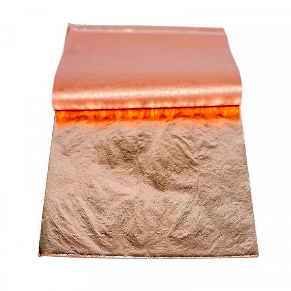 Поталь Imitation Metal Leaf, медь, 14*14 см, 25 шт, Divolo