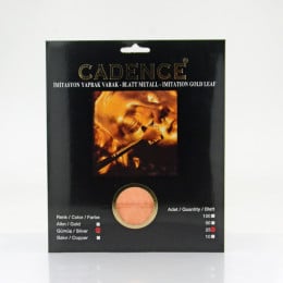 Поталь Cadence Imitation Metall Leaf 14х14, 25 шт, срібна