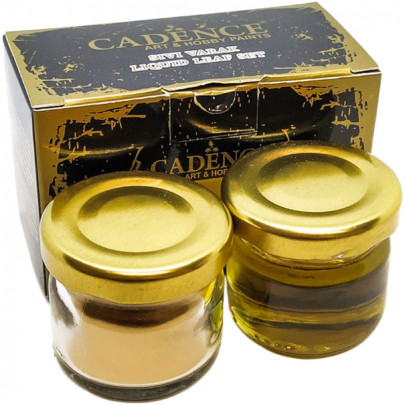 Набор жидкой позолоты, Cadence Liquide Leaf Set, 30 + 30 мл