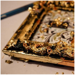 Глина акриловая, болюс Ferrario, 150 мл./ - Черная