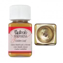 Бронза рiдка Golden Leaf Porporine, №002 Pale gold, 50 мл, Divolo 
