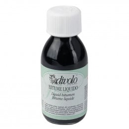 Битум жидкий Liquid Bitumen, темно-коричневый, 125 мл, Divolo