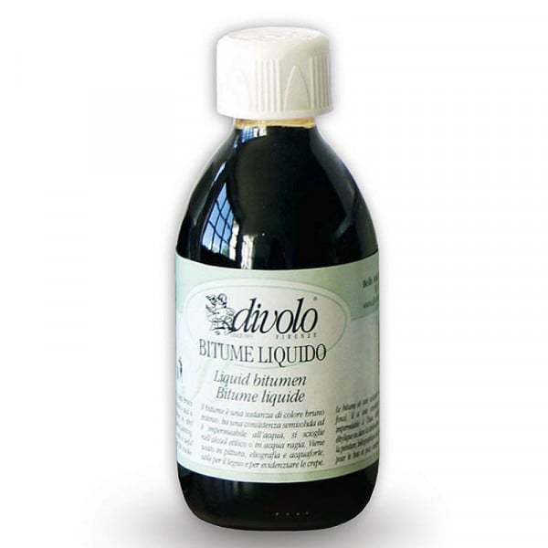 Бітум рідкий Liquid Bitumen, темно-коричневий, 250 мл, Divolo