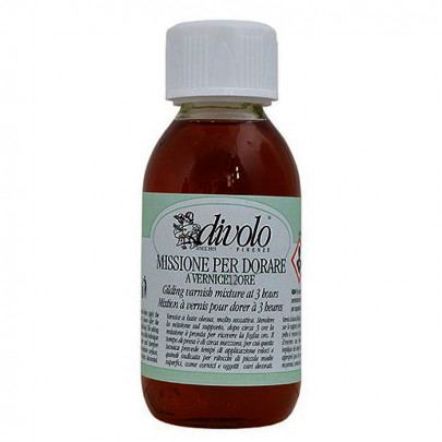 Клей для позолоты на лаковой основе Missione a Vernice 12h Divolo, 125 мл