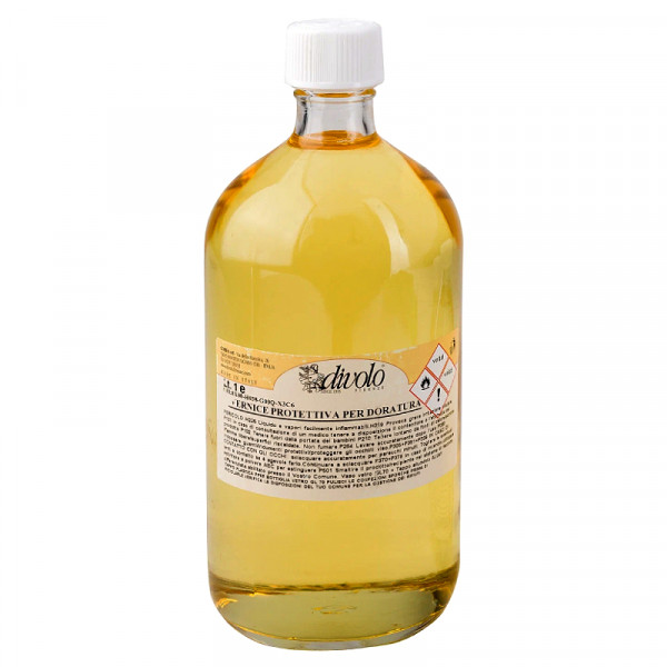 Лак покривний для позолоти Mecca Varnish Colourless, прозорий, 1000 мл, Divolo