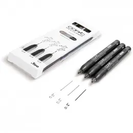 Набір лінерів 3 шт. 0.5, Сoloured Copic Multiliner Set