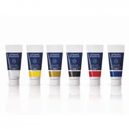 Набір акрилових фарб Lefranc Fine Acrylic Colours Set, 6 кольорів по 20 мл