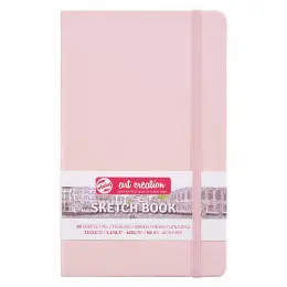 Скетчбук для графіки Art Creation, 13*21 см, 140 г/м2, 80 аркушів, Pastel Pink, RoyalTalens