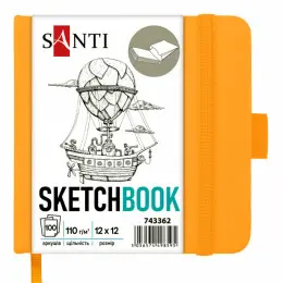 Скетчбук - блокнот для скетчинга - скетчбук сакура - эко-блокнот