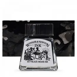 Туш художня Drawing Inks, №030 Black Indian Ink, Winsor&Newton