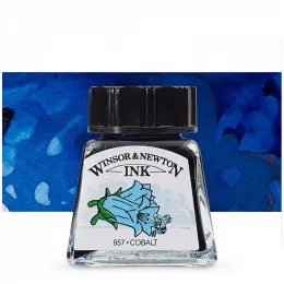 Тушь художественная Drawing Inks, №176 Cobalt, Winsor&Newton