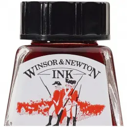 Тушь художественная Drawing Inks, №601 Vermilion, Winsor&Newton