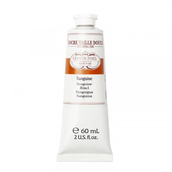 Офортна фарба для гравюри на олійній основі Charbonnel Etching ink, №397 Сангiна (Sanguine), 60 мл