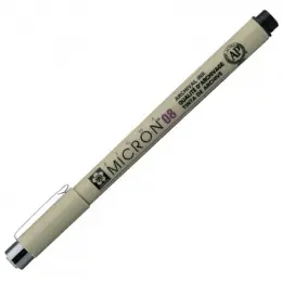 Лінер 0.8 (0,5 мм) чорний, Sakura PIGMA Micron