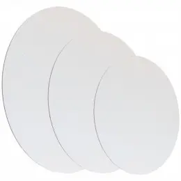 Полотно на картоні кругле ROSA Studio, бавовна, акриловий грунт, D-30 см.