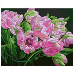 Картина по номерам "Изысканные тюльпаны", 40*50 см, SANTI Картина по номерам "Изысканные тюльпаны", 40*50 см, SANTI