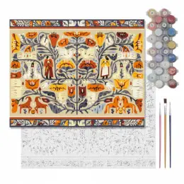 Картина по номерам "Квітковий сон" 40*50 см., Gifty  Картина по номерам "Квітковий сон" 40*50 см., Gifty