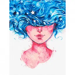 Картина за номерам "Зоряна уява", 30*40 см, Ideyka