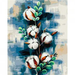 Картина за номерами "Бавовна" 40*50 см, Ideyka