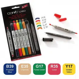 Набір спиртових маркерів Copic Ciao Set "5+1 Hues", 6 шт