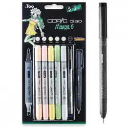 Набір спиртових маркерів Copic Ciao Set "5+1 Manga №6", 6 шт