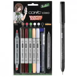 Набір спиртових маркерів Copic Ciao Set "5+1 Vampire Knight", 6 шт