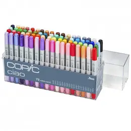 Набір спиртових маркерів Copic Ciao Set "A", 72 шт, акриловий кейс