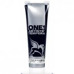 Темперна фарба Renesans ONE, 100 МЛ, №18, СИНІЙ ПРУССЬКИЙ