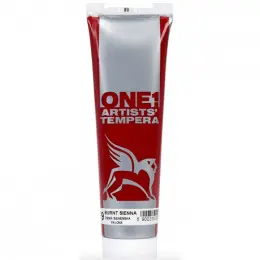 Темперна фарба Renesans ONE, 100 МЛ, №19, СІЄНА ПАЛЕНА