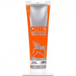 Темперна фарба Renesans ONE, 100 МЛ, №4, ПОМАРАНЧЕВИЙ