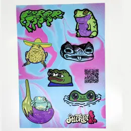 Набір стикерів Frog №3 Sticker_tzy