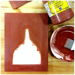 Глина красная Black gilders clay base, 1 литр