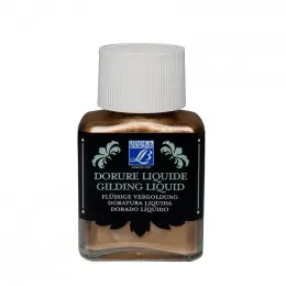 Жидкая позолота Lefranc Bourgeois Gilding liquid №722 Classic (Классическое золото), 75 мл