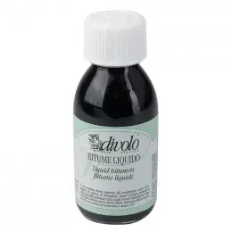 Битум жидкий Liquid Bitumen, темно-коричневый, 125 мл, Divolo