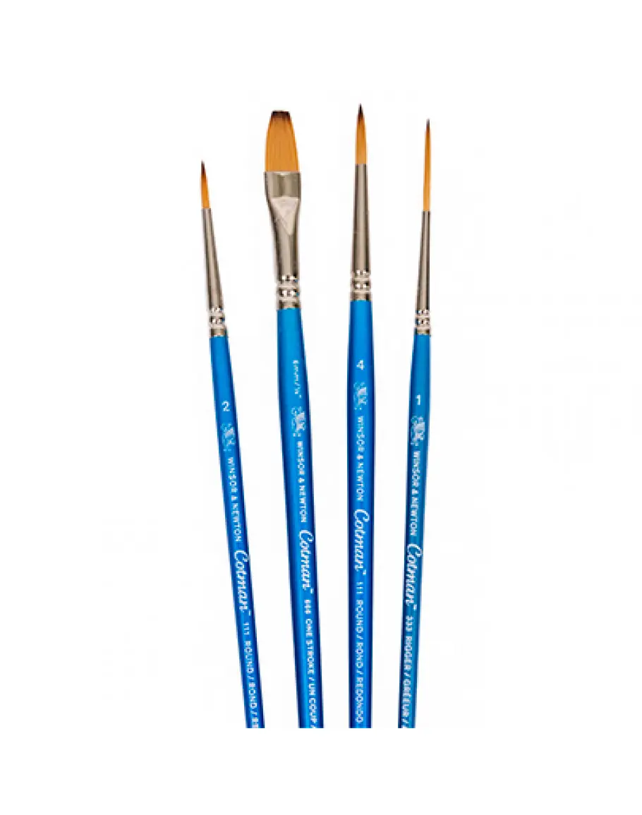 Набор кистей из синтетического ворса Winsor Ser. Cotman Brushes 4, 4шт