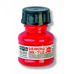 Тушь для черчения Красная 20 г, Koh-i-noor