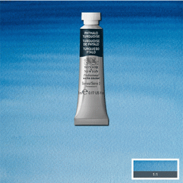 Акварельна фарба Winsor & Newton Professional Watercolour №526 фтало бірюзовий (Phthalo turquoise) S2, 5 мл.
